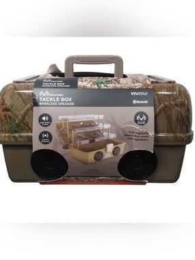 Realtree Camo/Olive Tackle Box Bluetooth Speaker